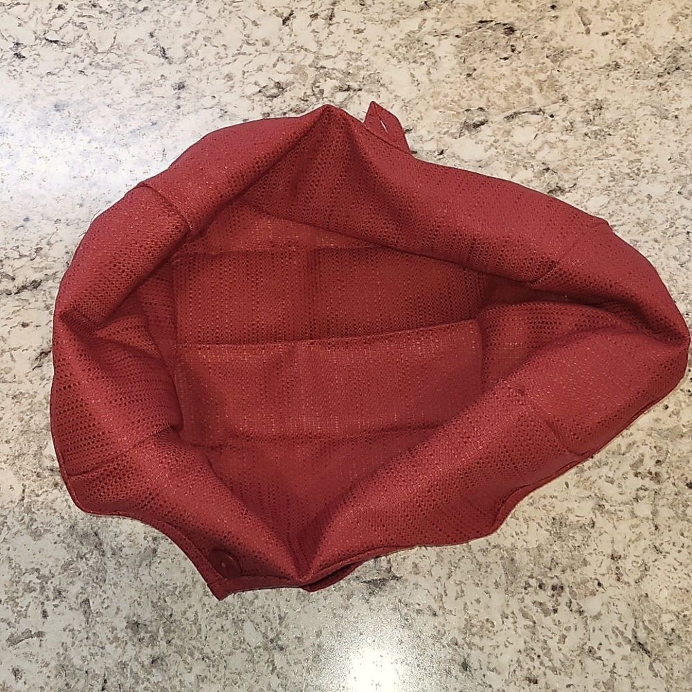 Longaberger Spring Basket Paprika Fabric Liner